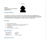 simple cv